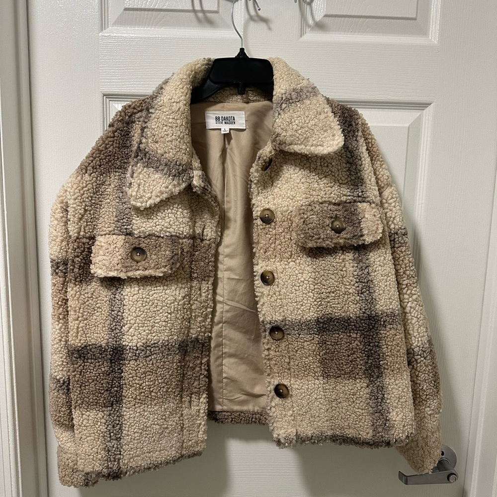 BB DAKOTA X STEVE MADDEN PLAID SHACKET